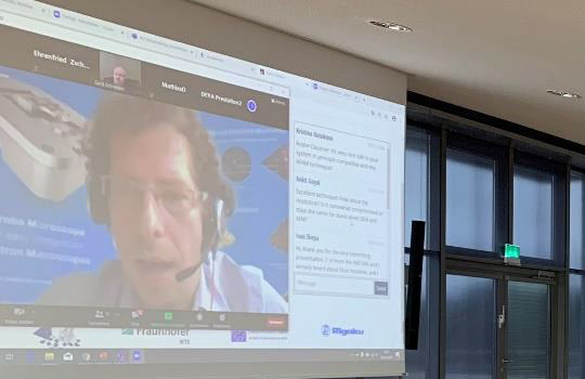 European Nanoanalysis Symposium 2020 - the speakers gave live online presentations this year.